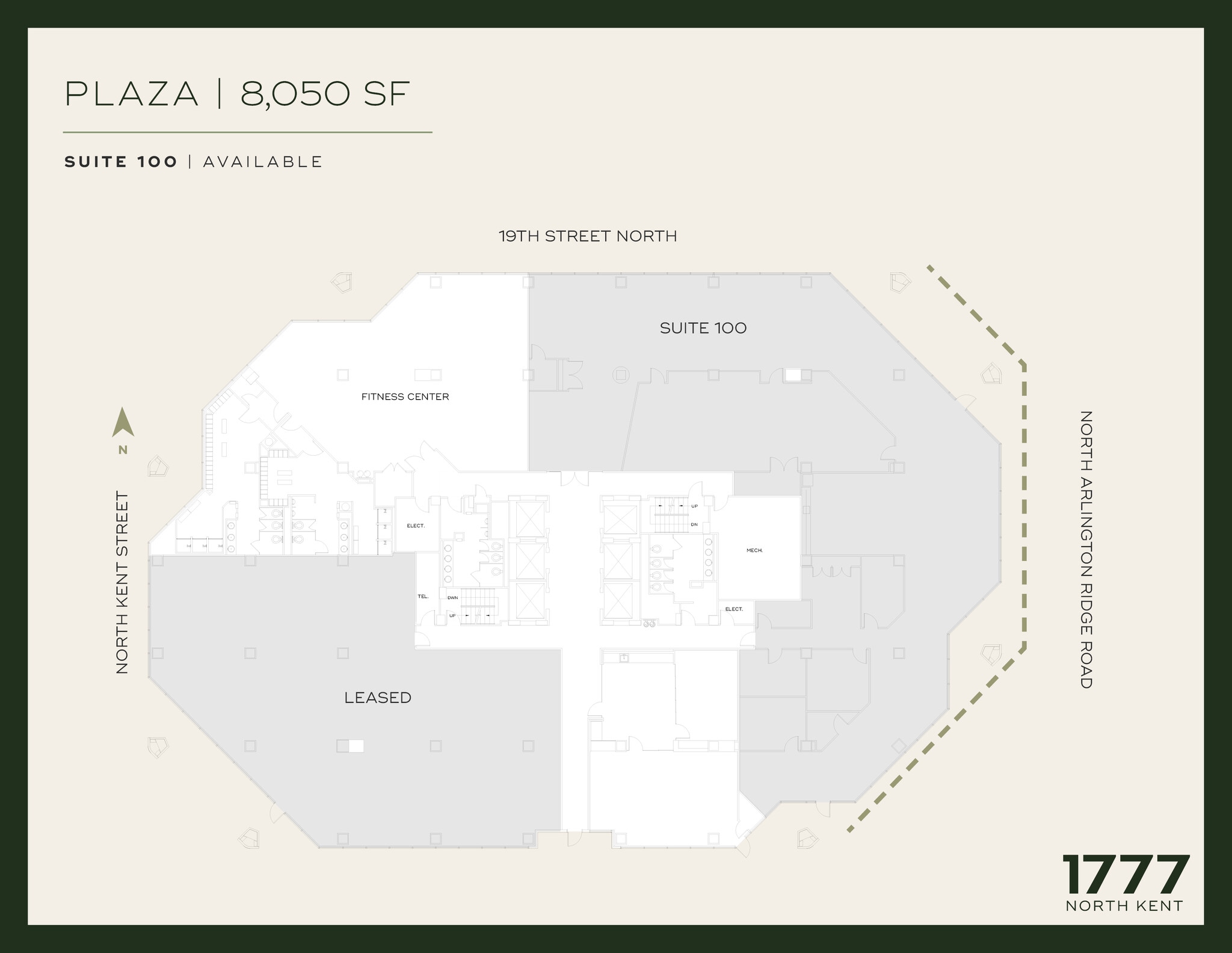 1777 N Kent St, Arlington, VA à louer Plan d’étage– Image 1 sur 1