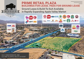 Plus de détails pour Highway 18 & Rancherias Rd, Apple Valley, CA - Local commercial à louer