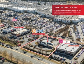 8541 Concord Mills Blvd, Concord, NC - Vue aérienne vue de carte - Image1