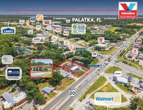 4100 Crill Ave, Palatka, FL - Vue aérienne vue de carte