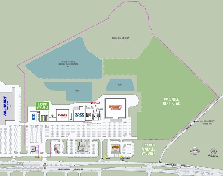 1826 Memorial Dr, Waycross, GA à vendre - Plan de site – Image 1 sur 1