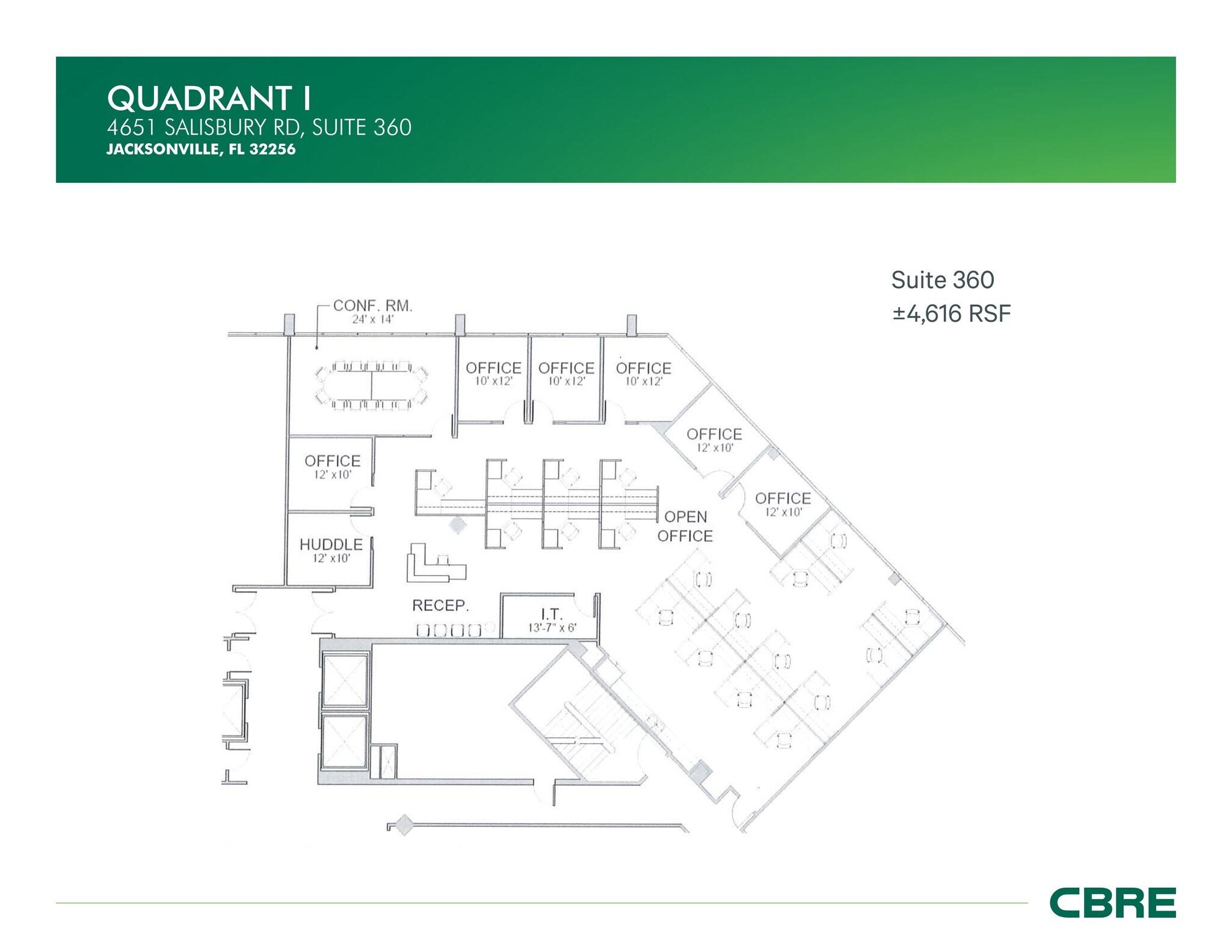 4651 Salisbury Rd, Jacksonville, FL à louer Plan de site– Image 1 sur 1