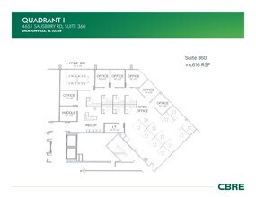 4651 Salisbury Rd, Jacksonville, FL à louer Plan de site– Image 1 sur 1