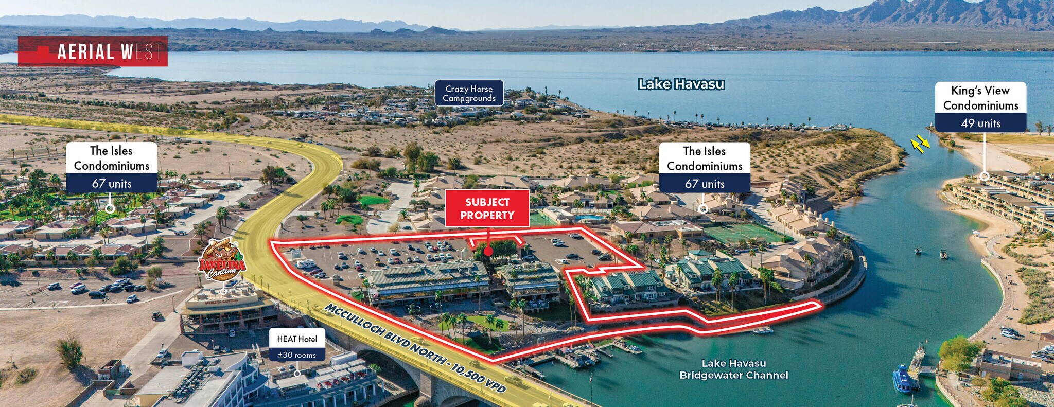 1407-1425 McCulloch Boulevard North, Lk, Lake Havasu City, AZ à vendre Aérien– Image 1 sur 10