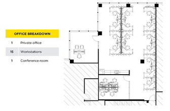 611 Anton Blvd, Costa Mesa, CA à louer Plan d’étage– Image 1 sur 1