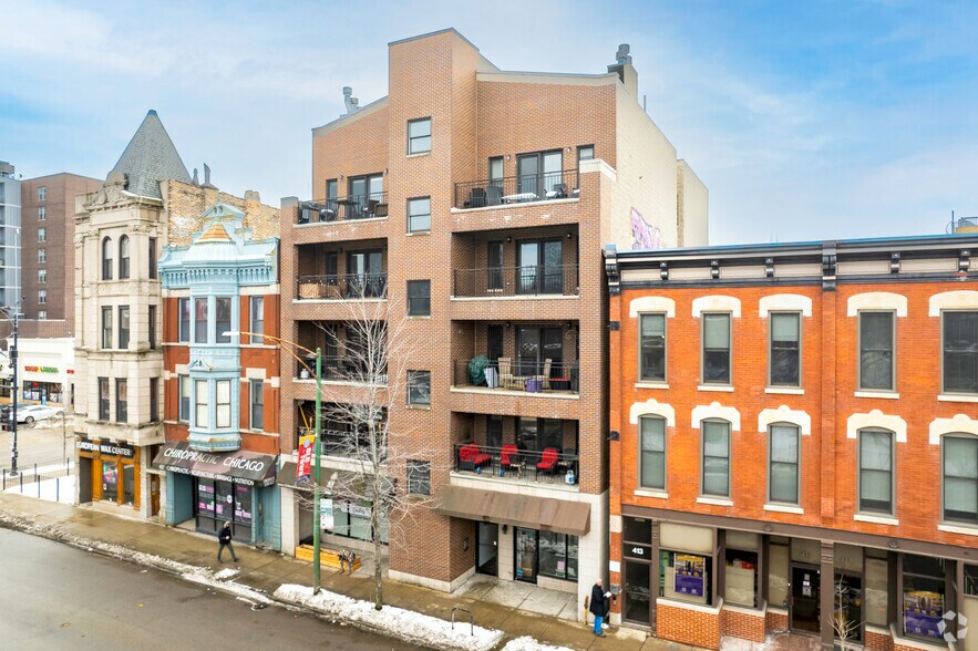 409-413 W North Ave, Chicago, IL à louer - Photo de l’immeuble – Image 3 sur 4