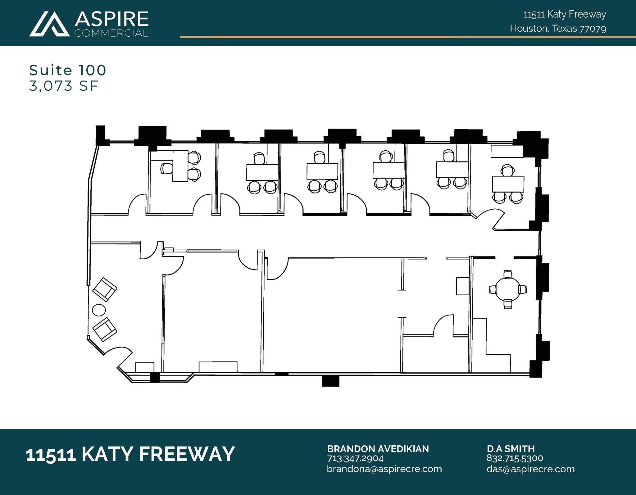 11511 Katy Fwy, Houston, TX à louer Plan d’étage– Image 1 sur 1