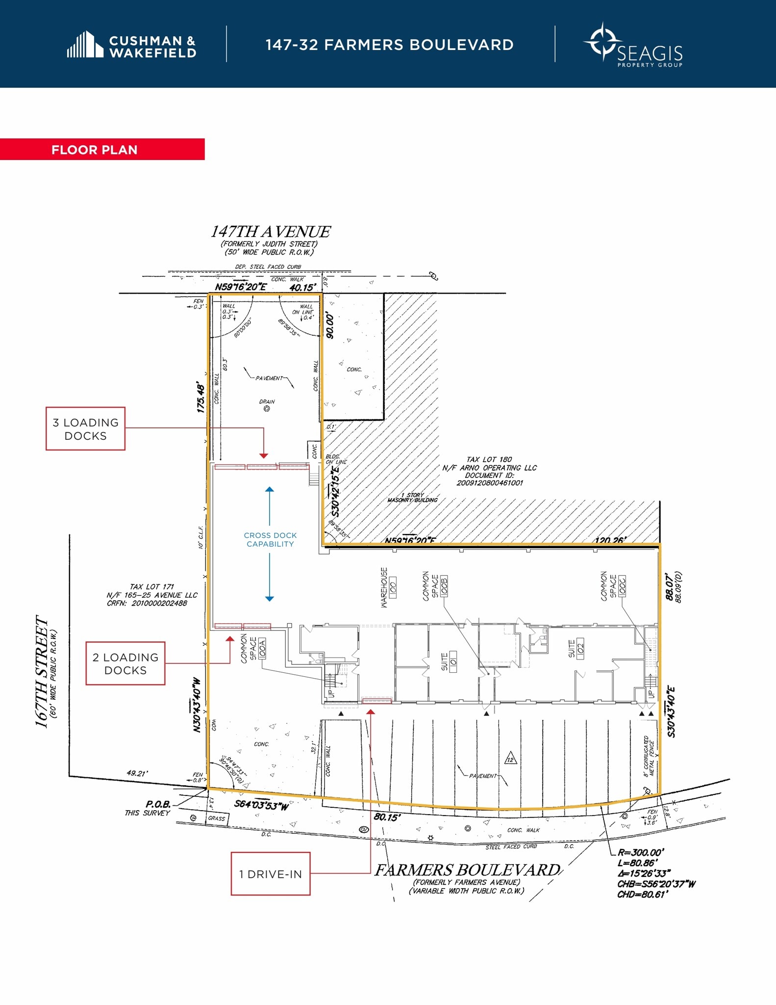 147-32 Farmers Blvd, Jamaica, NY à louer Plan d’étage– Image 1 sur 1