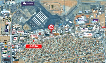 7717 Lockheed Dr, El Paso, TX - Vue aérienne vue de carte - Image1