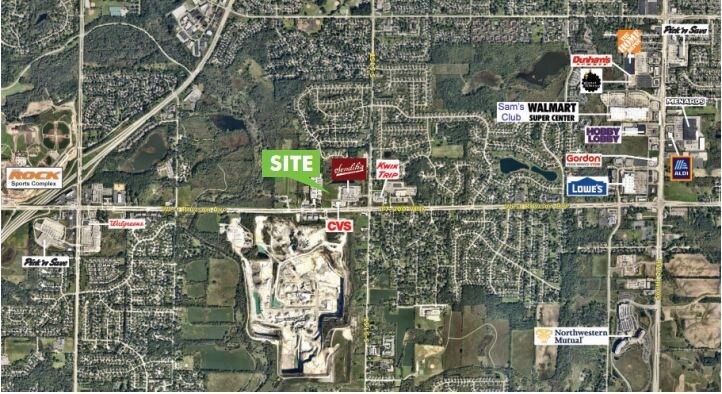 5450 W Rawson Ave, Franklin, WI à vendre - Aérien – Image 2 sur 4