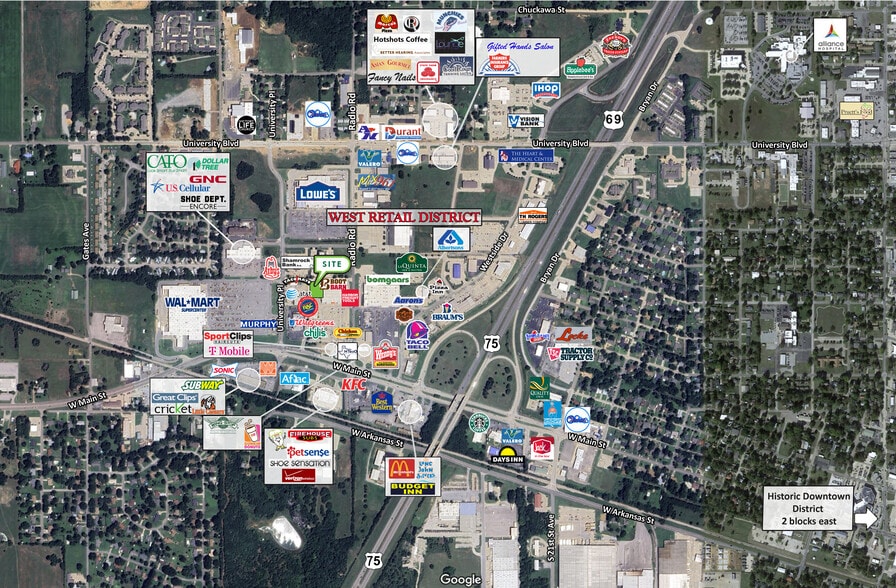 493 Radio Rd, Durant, OK à louer - Aérien – Image 2 sur 4