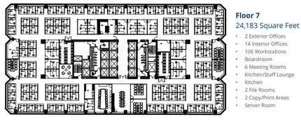 237 4th Ave SW, Calgary, AB à louer Plan d’étage– Image 1 sur 1