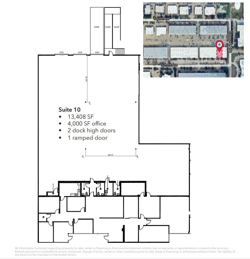 1701 Summit Ave, Plano, TX à louer Plan d’étage– Image 1 sur 1