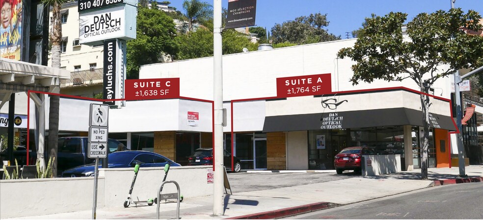 8555 Sunset Blvd, Los Angeles, CA à louer - Photo de l’immeuble – Image 2 sur 2