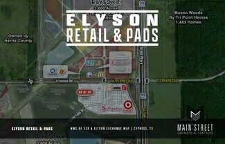 Plus de détails pour NWC of FM 529 & Elyson Exchange Way, Katy, TX - Local commercial à louer