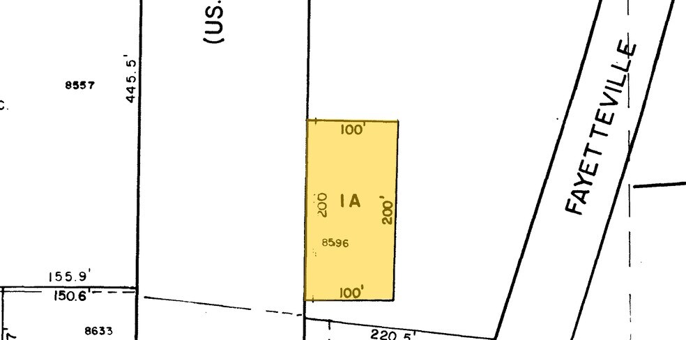 8596 Tara Blvd, Jonesboro, GA à vendre - Plan cadastral – Image 3 sur 4