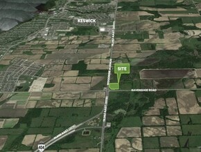 Woodbine & Ravenshoe Rd, Georgina, ON - VUE AÉRIENNE  vue de carte