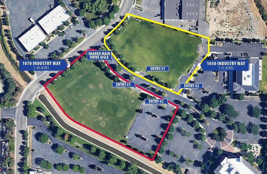 1050 & 1070 S Industry Way, Meridian, ID à vendre - Aérien – Image 2 sur 3
