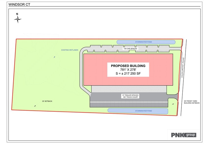 100 Hazelwood Road, Windsor, CT à louer - Plan de site – Image 2 sur 2