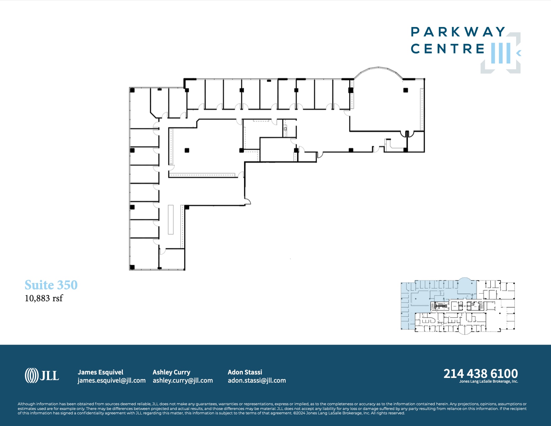 2745 Dallas Pky, Plano, TX à louer Plan d’étage– Image 1 sur 1