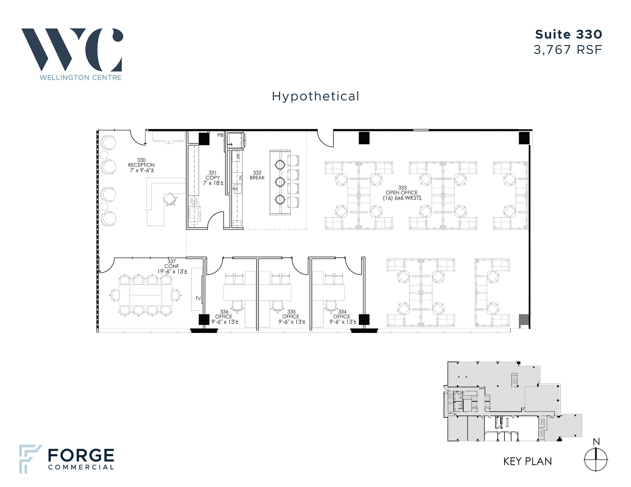 14643 N Dallas Pky, Dallas, TX à louer Plan d’étage– Image 1 sur 1