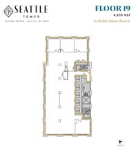 1218 3rd Ave, Seattle, WA à louer Plan d’étage– Image 1 sur 1