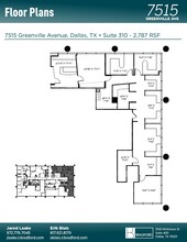 7515 Greenville Ave, Dallas, TX à louer Plan d’étage– Image 2 sur 2