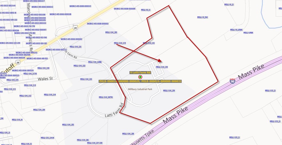 5-9 Latti Farm Rd, Millbury, MA à louer - Plan cadastral – Image 3 sur 29