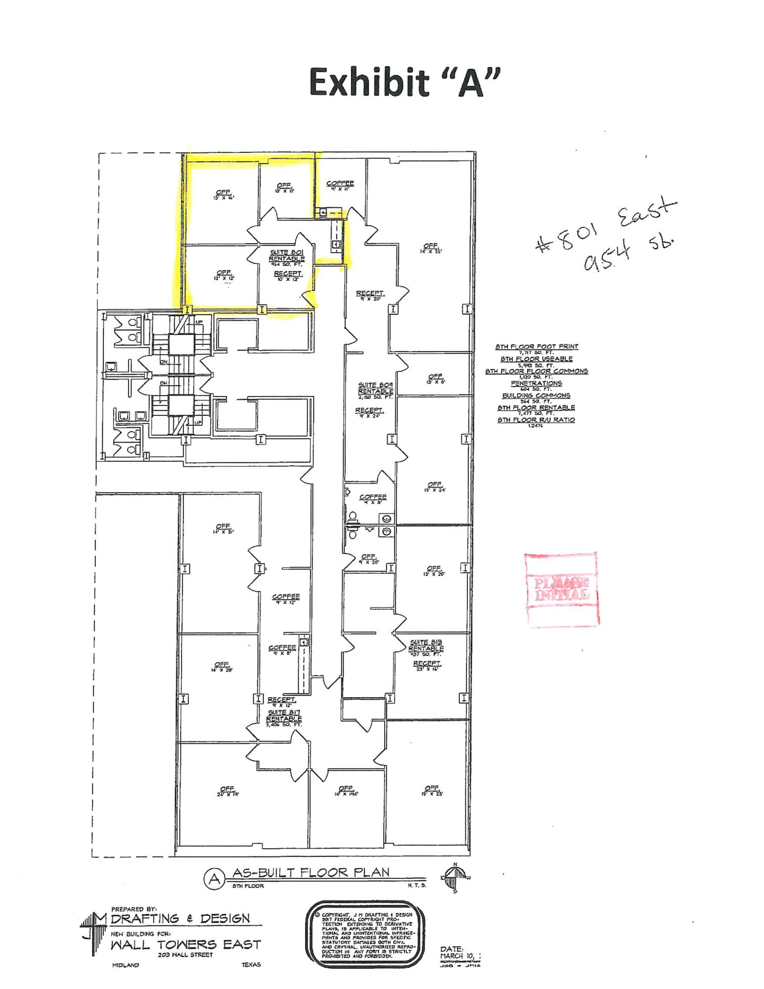 201-203 W Wall St, Midland, TX à louer Photo intérieure– Image 1 sur 8