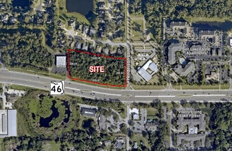 SR 46 & Henderson Lane, Sanford, FL - VUE AÉRIENNE  vue de carte