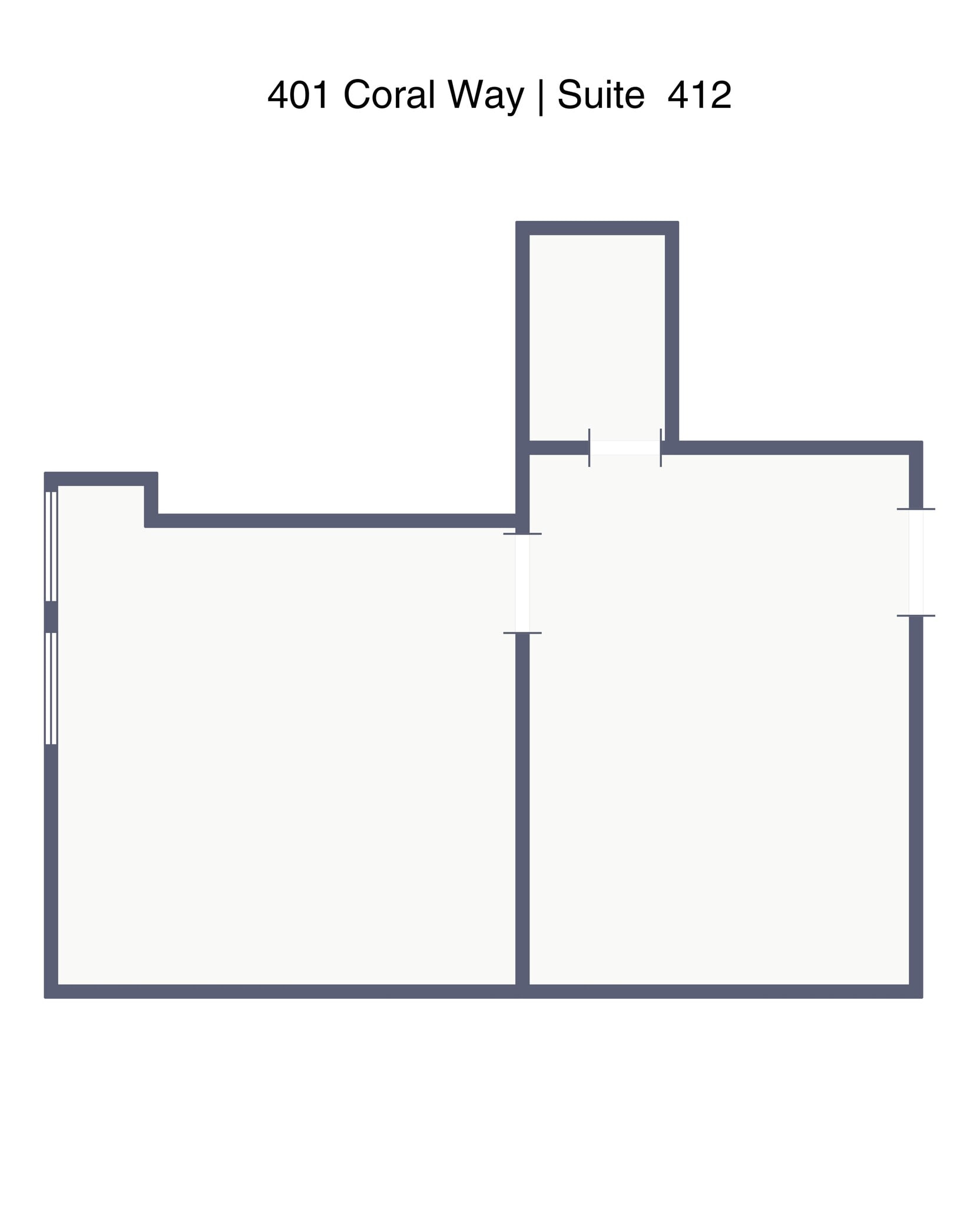 401 Coral Way, Coral Gables, FL à louer Plan de site– Image 1 sur 1