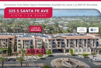 Plus de détails pour 325 S Santa Fe Ave, Vista, CA - Local commercial à louer