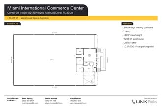 1800-1890 NW 82nd Ave, Doral, FL à louer Plan d’étage– Image 1 sur 1