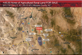 Plus de détails pour ±40.30 Acres of Agricultural Rural Land, Kingman, AZ - Terrain à vendre