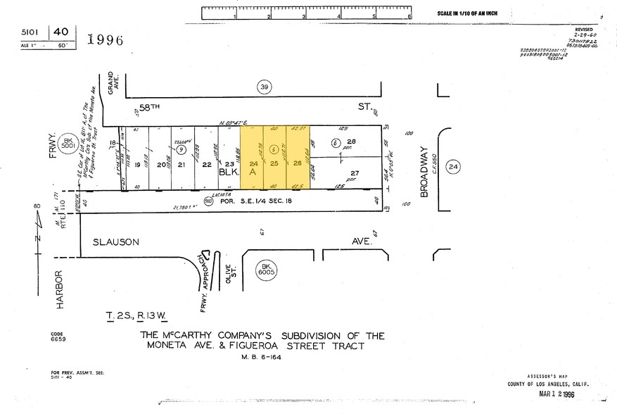 314 W 58th St, Los Angeles, CA à louer - Plan cadastral – Image 2 sur 37