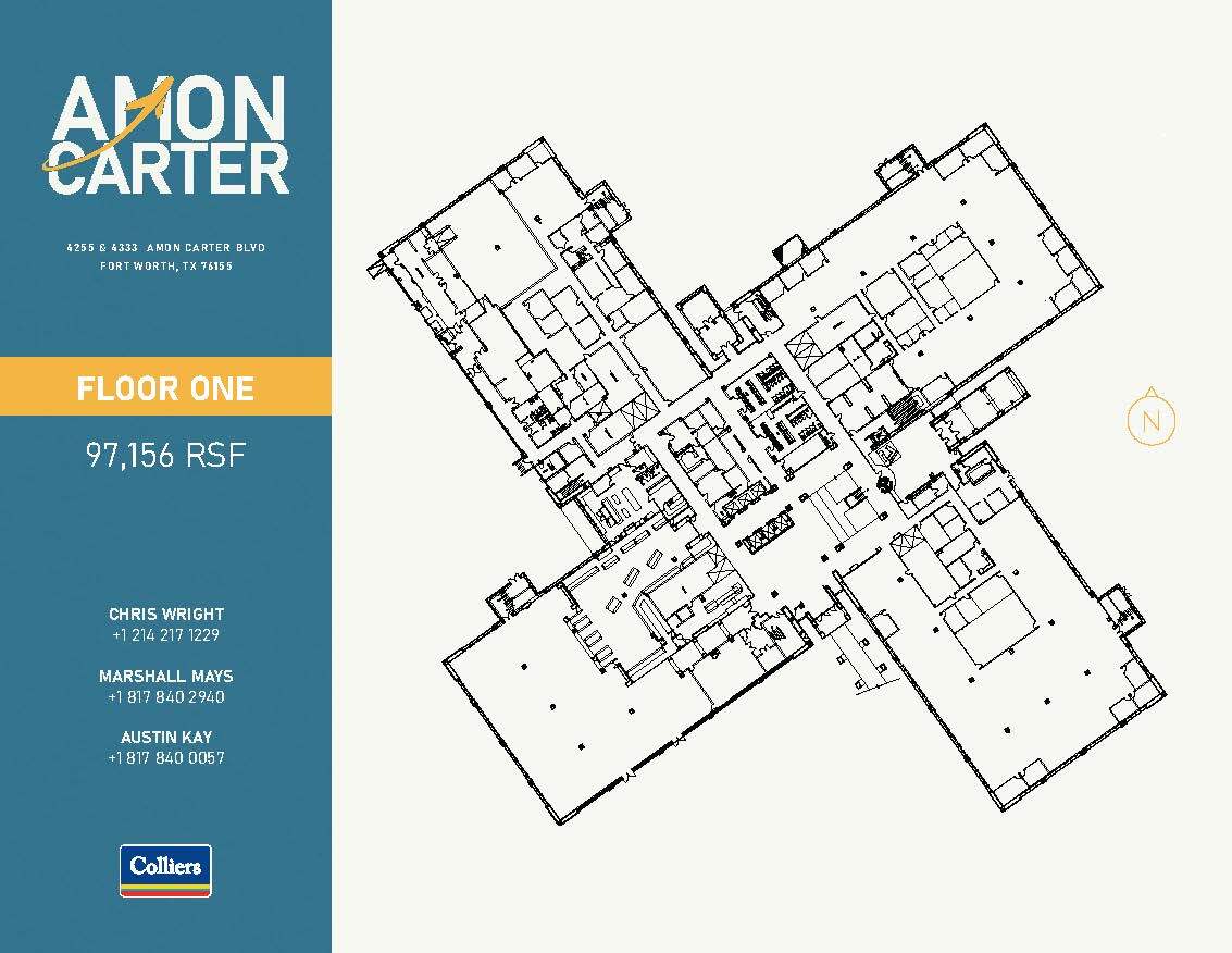 4333 Amon Carter Blvd, Fort Worth, TX à louer Plan d’étage– Image 1 sur 1