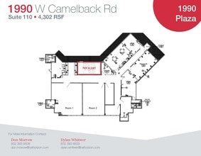 1990 W Camelback Rd, Phoenix, AZ à louer Plan d’étage– Image 1 sur 1