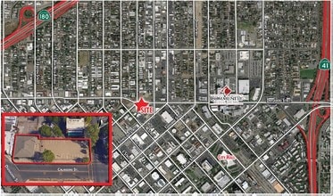 2430-2434 Calaveras St, Fresno, CA - Vue aérienne  vue de carte