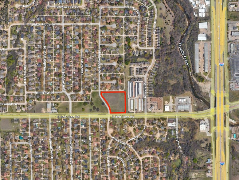 1101 E Belt Line Rd, DeSoto, TX à vendre - Aérien – Image 2 sur 3