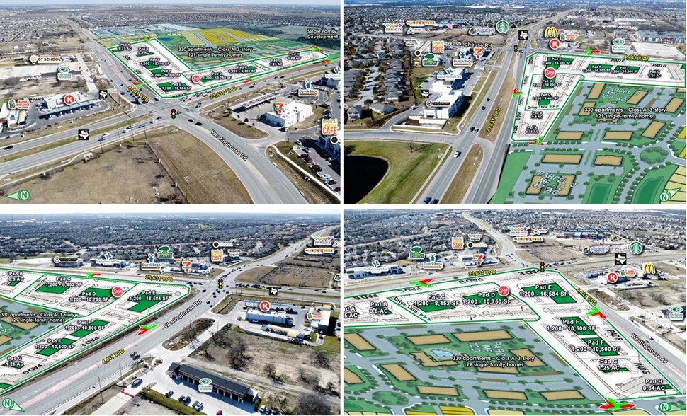 SE Corner Westinghouse Road and FM 1460, Georgetown, TX à louer - Photo de l’immeuble – Image 3 sur 5