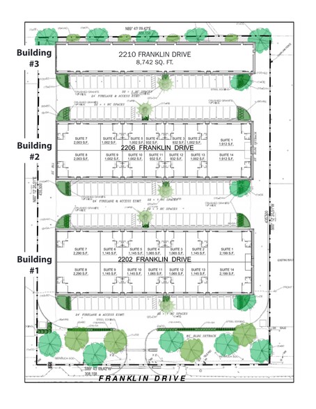 2202 Franklin Dr, Mesquite, TX à louer - Plan de site – Image 2 sur 6