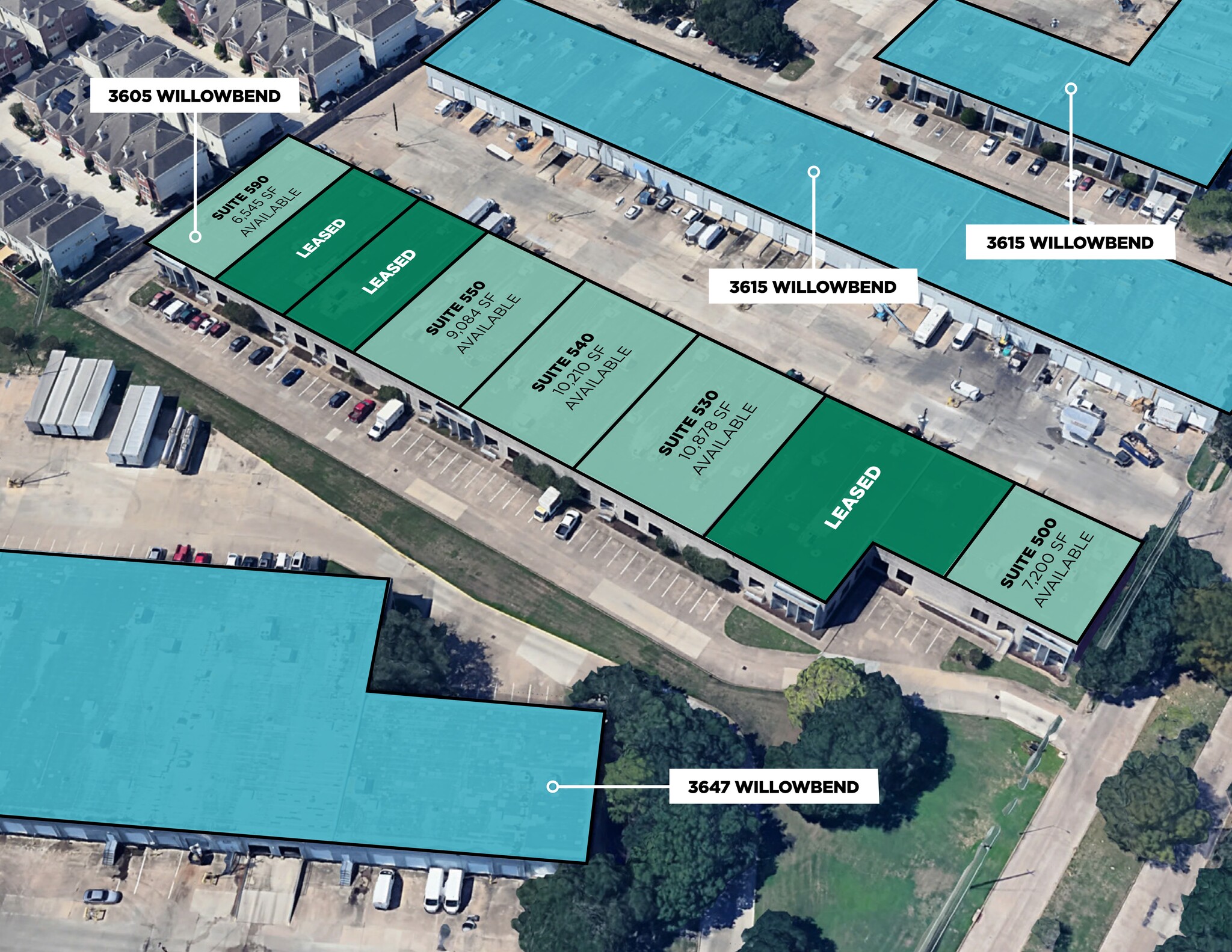 3605 Willowbend Blvd, Houston, TX à louer Plan de site– Image 1 sur 3