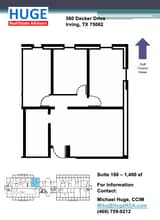 580 Decker Dr, Irving, TX à louer Plan d’étage– Image 1 sur 1