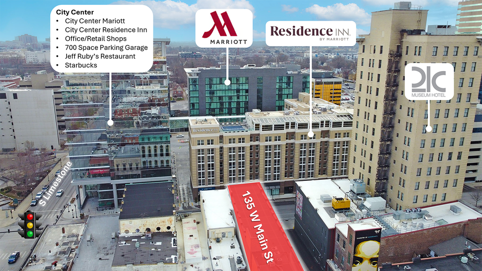 135 W Main St, Lexington, KY à vendre - Aérien – Image 3 sur 12