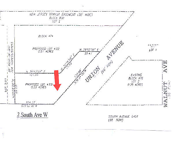 2 W South Ave, Cranford, NJ à louer - Plan cadastral – Image 2 sur 48