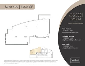 8200 NW 41st St, Miami, FL à louer Plan d’étage– Image 2 sur 2