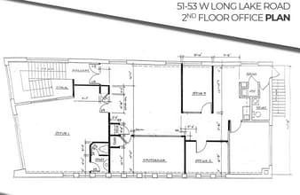 51-53 W Long Lake Rd, Bloomfield Hills, MI à vendre Plan d’étage– Image 1 sur 1
