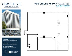 900 Circle 75 Pky SE, Atlanta, GA à louer Plan d’étage– Image 1 sur 1