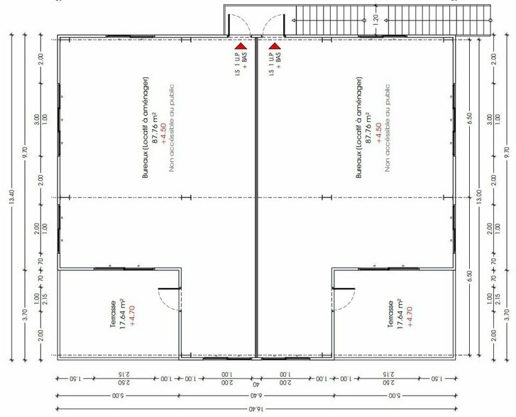 Bureau dans Biganos à louer - Plan d’étage – Image 2 sur 8
