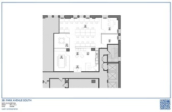 381 Park Ave S, New York, NY à louer Plan d’étage– Image 2 sur 4